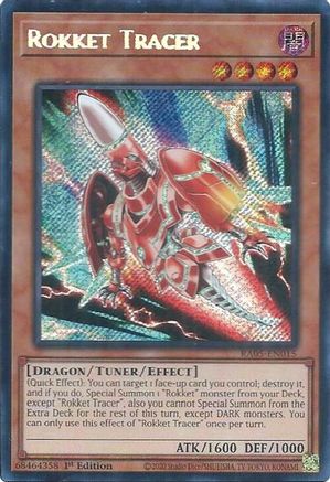 Image of Rokket Tracer (Secret Rare) (RA05-EN015) - Rarity Collection 5 1st Edition