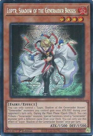 Image of Loptr, Shadow of the Generaider Bosses (Secret Rare) (RA05-EN016) - Rarity Collection 5 1st Edition