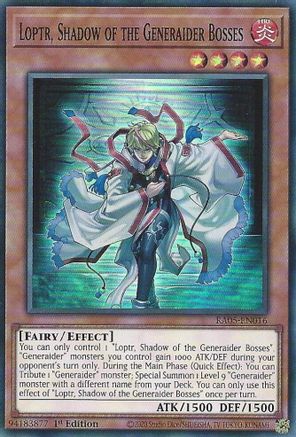 Image of Loptr, Shadow of the Generaider Bosses (RA05-EN016) - Rarity Collection 5 1st Edition
