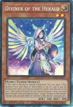 Image of Diviner of the Herald (Collector's Rare) (RA05-EN017) - Rarity Collection 5 1st Edition