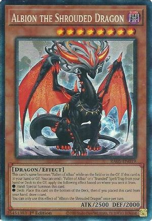 Image of Albion the Shrouded Dragon (Collector's Rare) (RA05-EN019) - Rarity Collection 5 1st Edition