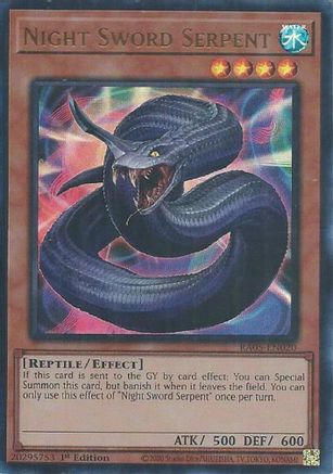 Image of Night Sword Serpent (Ultra Rare) (RA05-EN020) - Rarity Collection 5 1st Edition