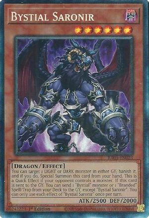Image of Bystial Saronir (Collector's Rare) (RA05-EN023) - Rarity Collection 5 1st Edition