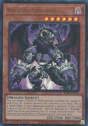 Image of Bystial Saronir (Ultra Rare) (RA05-EN023) - Rarity Collection 5 1st Edition
