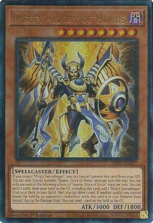 Image of Imsety, Glory of Horus (PUR) (RA05-EN027) - Rarity Collection 5 1st Edition