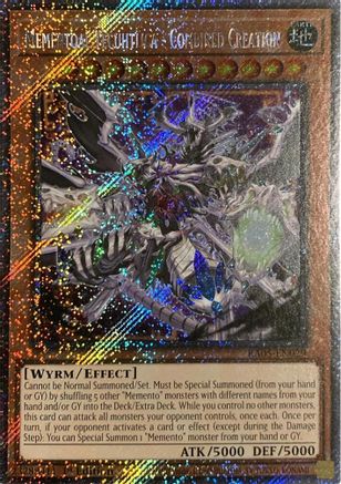 Image of Mementoal Tecuhtlica - Combined Creation (Platinum Secret Rare) (RA05-EN029) - Rarity Collection 5 1st Edition