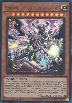 Image of Mementoal Tecuhtlica - Combined Creation (Ultra Rare) (RA05-EN029) - Rarity Collection 5 1st Edition