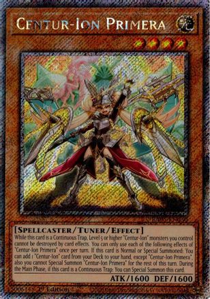 Image of Centur-Ion Primera (Platinum Secret Rare) (RA05-EN030) - Rarity Collection 5 1st Edition