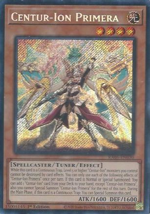 Image of Centur-Ion Primera (Secret Rare) (RA05-EN030) - Rarity Collection 5 1st Edition