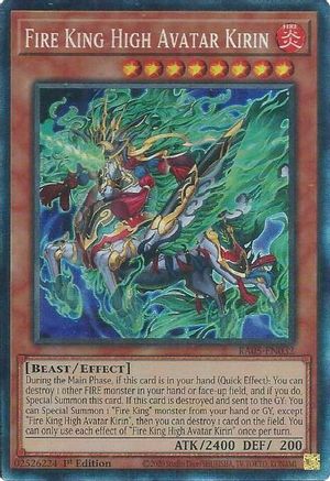 Image of Fire King High Avatar Kirin (PCR) (RA05-EN032) - Rarity Collection 5 1st Edition