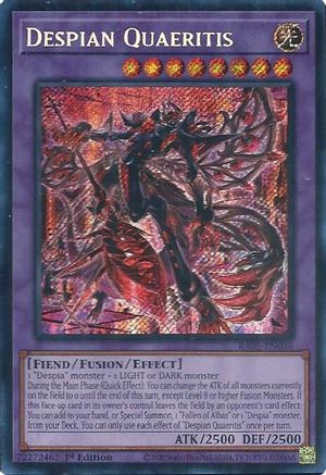 Image of Despian Quaeritis (Secret Rare) (RA05-EN036) - Rarity Collection 5 1st Edition