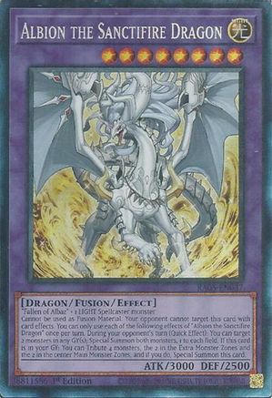 Image of Albion the Sanctifire Dragon (Collector's Rare) (RA05-EN037) - Rarity Collection 5 1st Edition