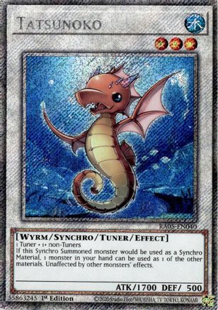 Image of Tatsunoko (Platinum Secret Rare) (RA05-EN040) - Rarity Collection 5 1st Edition