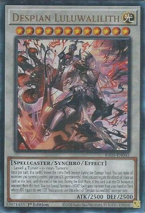 Image of Despian Luluwalilith (PUR) (RA05-EN042) - Rarity Collection 5 1st Edition