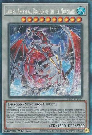Image of Lancea, Ancestral Dragon of the Ice Mountain (Collector's Rare) (RA05-EN045) - Rarity Collection 5 1st Edition