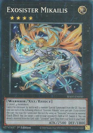 Image of Exosister Mikailis (Collector's Rare) (RA05-EN050) - Rarity Collection 5 1st Edition