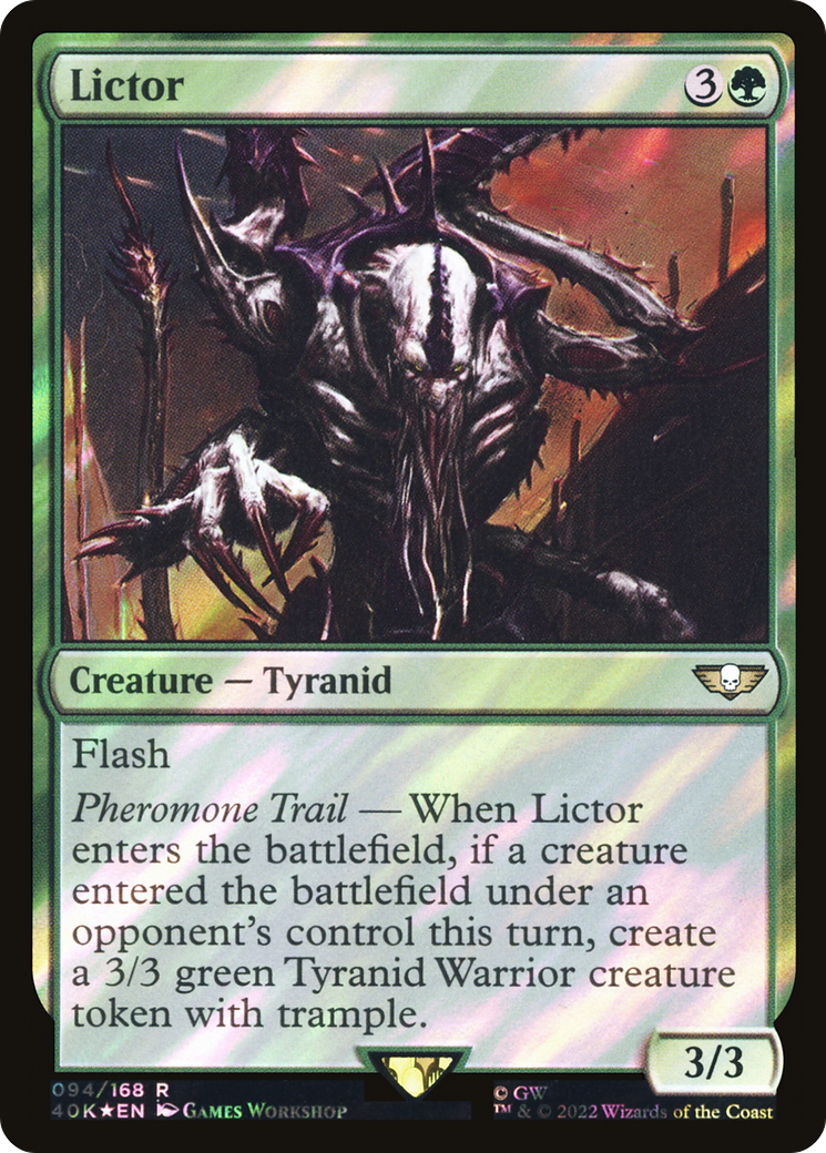 Image of Lictor (Surge Foil) (40K-094) - Warhammer 40,000 Commander Foil