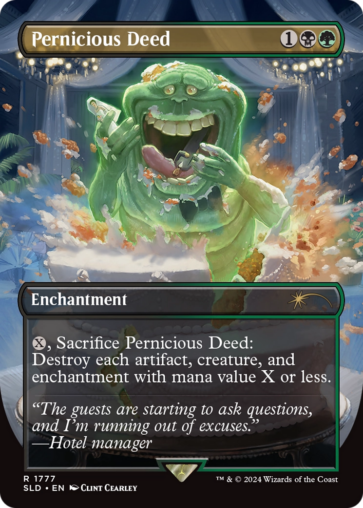 Image of Pernicious Deed (SLD-1777) - Secret Lair Drop (Borderless) Foil