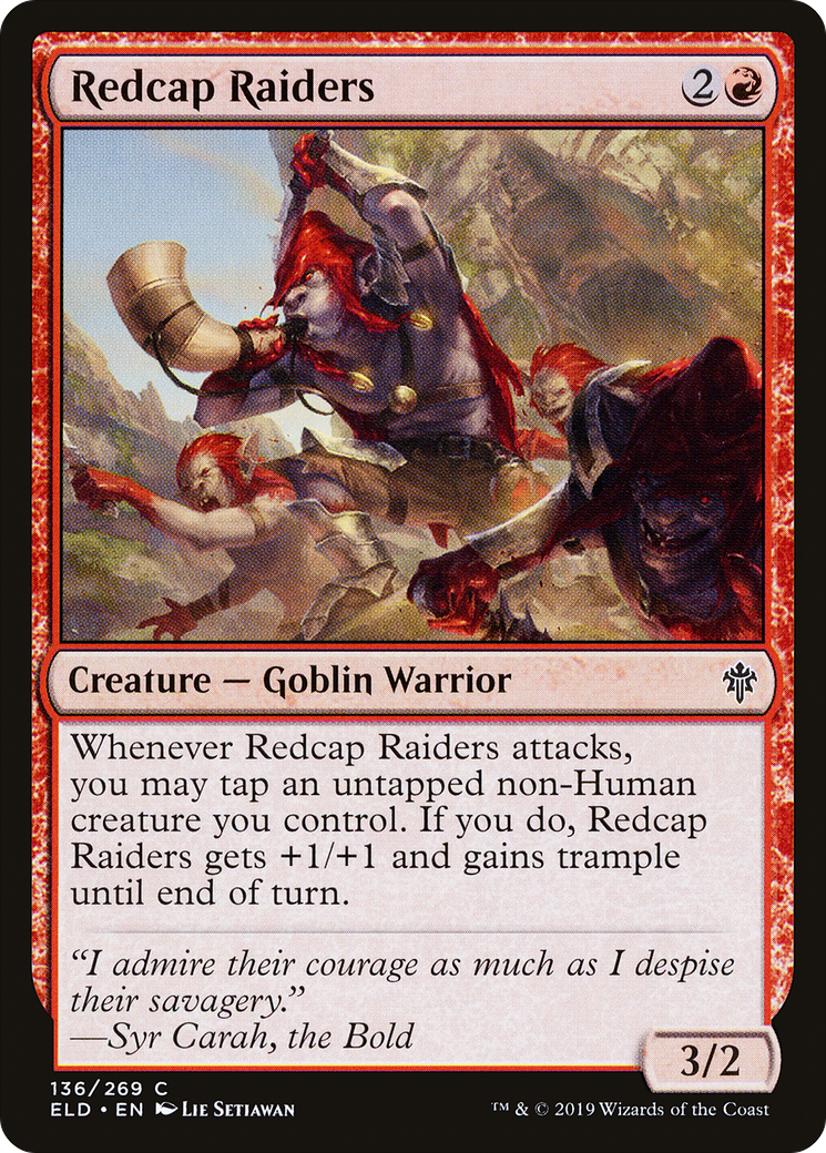 Image of Redcap Raiders (ELD-136) - Throne of Eldraine Foil