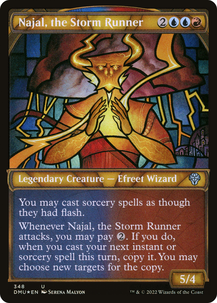 Image of Najal, the Storm Runner (Textured Foil) (DMU-348) - Dominaria United: (Showcase) Foil
