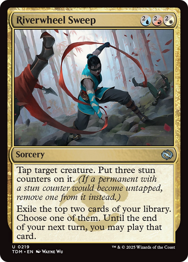 Image of Riverwheel Sweep (TDM-219) - Tarkir: Dragonstorm