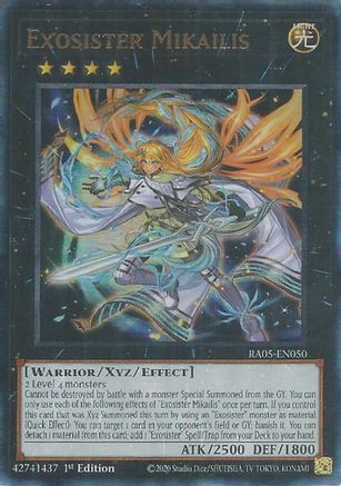 Image of Exosister Mikailis (Ultimate Rare) (RA05-EN050) - Rarity Collection 5 1st Edition