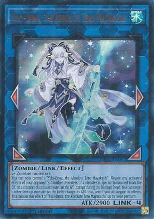 Image of Yuki-Onna, the Absolute Zero Mayakashi (Ultra Rare) (RA05-EN057) - Rarity Collection 5 1st Edition
