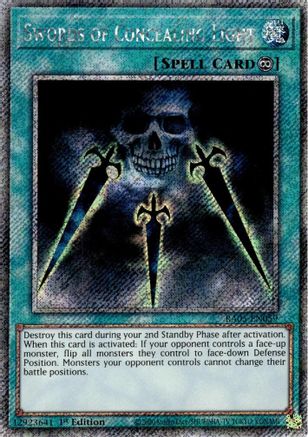 Image of Swords of Concealing Light (Platinum Secret Rare) (RA05-EN059) - Rarity Collection 5 1st Edition