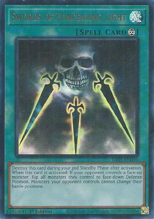 Image of Swords of Concealing Light (Ultra Rare) (RA05-EN059) - Rarity Collection 5 1st Edition