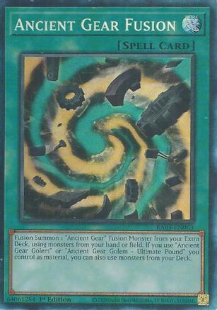 Image of Ancient Gear Fusion (Collector's Rare) (RA05-EN063) - Rarity Collection 5 1st Edition