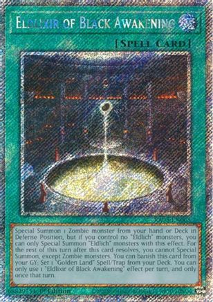 Image of Eldlixir of Black Awakening (Platinum Secret Rare) (RA05-EN065) - Rarity Collection 5 1st Edition
