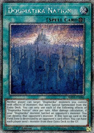 Image of Dogmatika Nation (Platinum Secret Rare) (RA05-EN066) - Rarity Collection 5 1st Edition