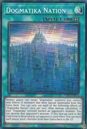 Image of Dogmatika Nation (RA05-EN066) - Rarity Collection 5 1st Edition