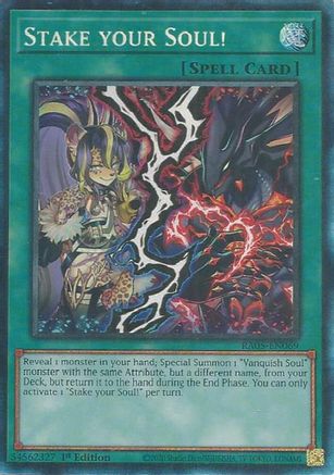 Image of Stake your Soul! (Collector's Rare) (RA05-EN069) - Rarity Collection 5 1st Edition