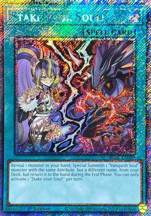 Image of Stake your Soul! (Platinum Secret Rare) (RA05-EN069) - Rarity Collection 5 1st Edition