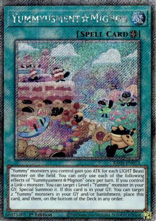 Image of YummyusmentMignon (Platinum Secret Rare) (RA05-EN073) - Rarity Collection 5 1st Edition