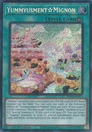 Image of YummyusmentMignon (Secret Rare) (RA05-EN073) - Rarity Collection 5 1st Edition