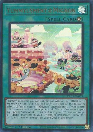 Image of YummyusmentMignon (Ultra Rare) (RA05-EN073) - Rarity Collection 5 1st Edition