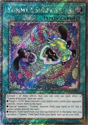 Image of YummySurprise (Platinum Secret Rare) (RA05-EN074) - Rarity Collection 5 1st Edition