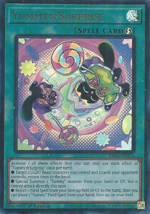 Image of YummySurprise (Ultra Rare) (RA05-EN074) - Rarity Collection 5 1st Edition