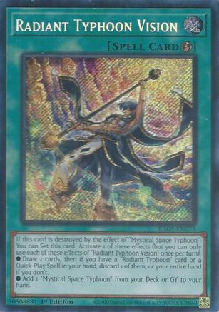 Image of Radiant Typhoon Vision (Secret Rare) (RA05-EN075) - Rarity Collection 5 1st Edition
