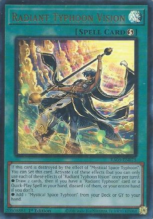 Image of Radiant Typhoon Vision (Ultra Rare) (RA05-EN075) - Rarity Collection 5 1st Edition