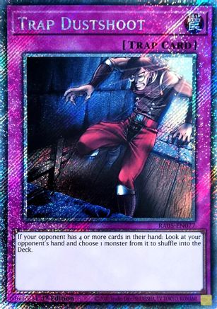 Image of Trap Dustshoot (Platinum Secret Rare) (RA05-EN077) - Rarity Collection 5 1st Edition