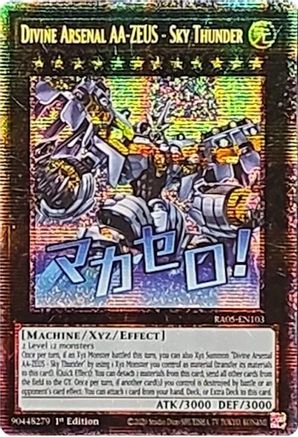 Image of Divine Arsenal AA-ZEUS - Sky Thunder (Starlight Rare) (RA05-EN103) - Rarity Collection 5 1st Edition