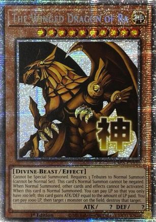 Image of The Winged Dragon of Ra (Starlight Rare) (RA05-EN130) - Rarity Collection 5 1st Edition