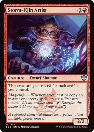 Image of Storm-Kiln Artist (SOC-255) - Commander: Secrets of Strixhaven