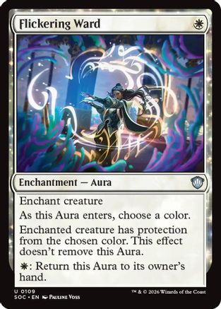 Image of Flickering Ward (SOC-109) - Commander: Secrets of Strixhaven