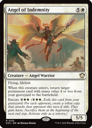 Image of Angel of Indemnity (SOC-133) - Commander: Secrets of Strixhaven