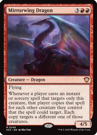 Image of Mirrorwing Dragon (SOC-249) - Commander: Secrets of Strixhaven