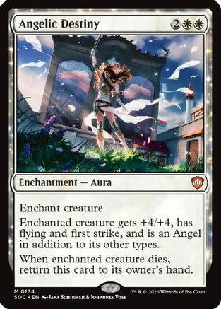 Image of Angelic Destiny (SOC-134) - Commander: Secrets of Strixhaven